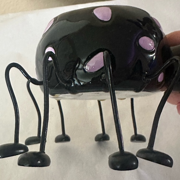 Rare Lori Siebert Halloween Spider Candle Holder Through A...